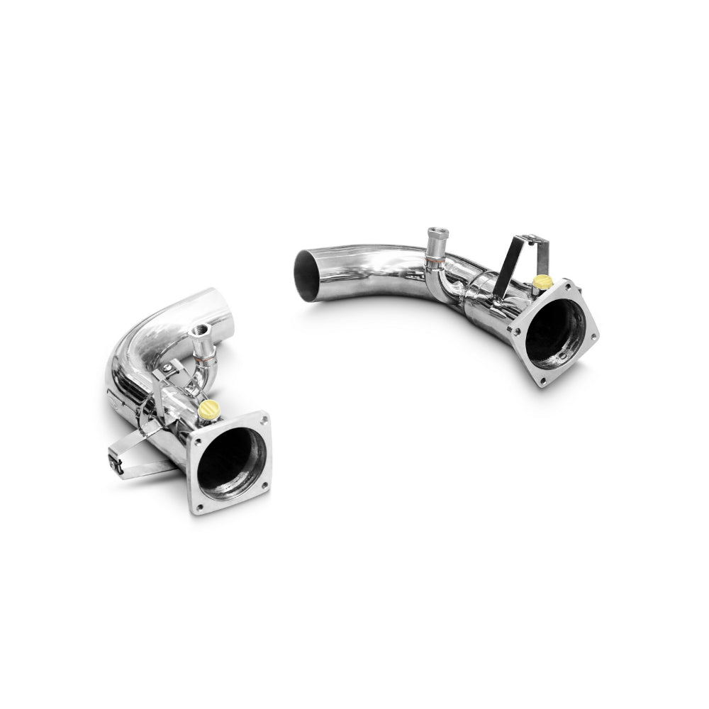 Tubi PORSCHE 991.2 CARRERA & CARRERA S CAT BYPASS HIGH FLOW PIPES KIT - SIDE TIPS Tubi Style