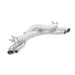 Tubi PORSCHE 992 CARRERA & TURBO STRAIGHT PIPE CENTRAL MUFFLER Tubi Style
