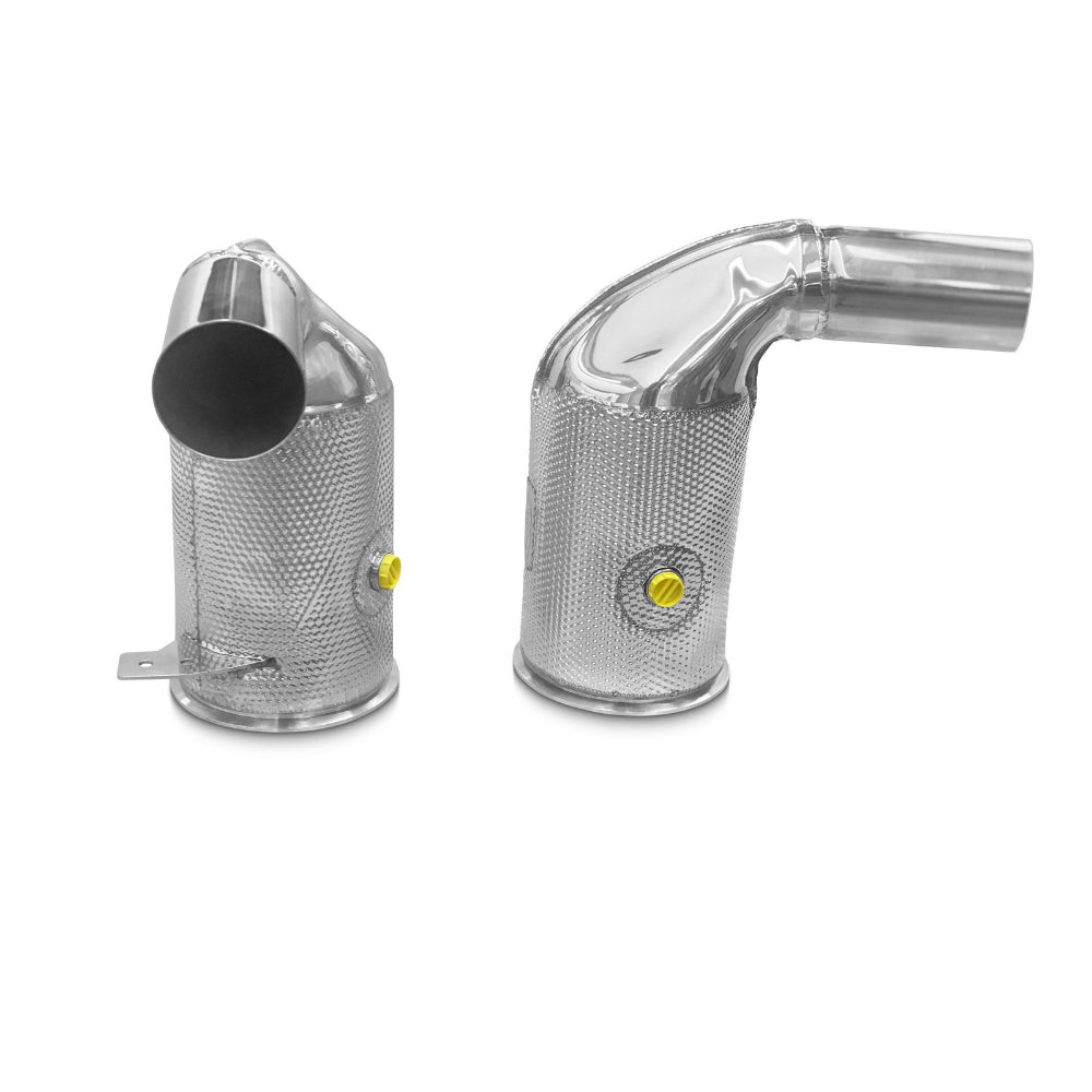 Tubi PORSCHE 992 CARRERA & CARRERA S 200 CELLS CATALYTIC CONVERTERS KIT USA NO GPF Tubi Style