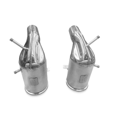 Tubi PORSCHE 992 TURBO & TURBO S EXHAUST w 200 CELLS CATALYTIC CONVERTERS Tubi Style