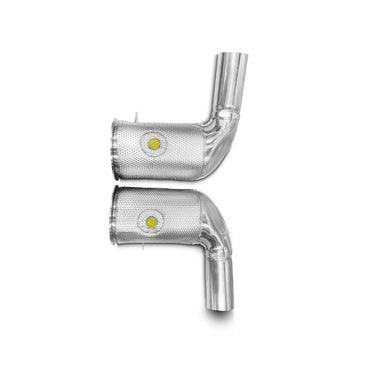 Tubi PORSCHE 992 TURBO & TURBO S 200 CELLS CATALYTIC CONVERTERS KIT USA NO GPF Tubi Style