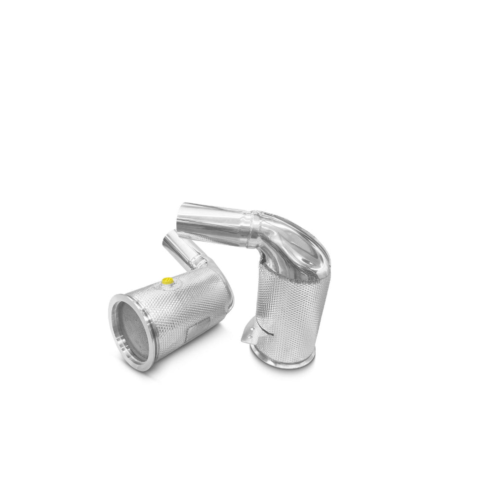 Tubi PORSCHE 992 TURBO & TURBO S 200 CELLS CATALYTIC CONVERTERS KIT USA NO GPF Tubi Style