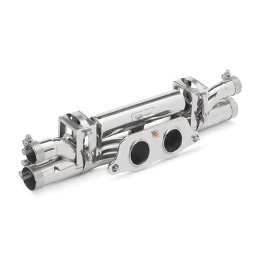 Tubi PORSCHE 997 & 991 GT3 CENTRAL STRAIGHT PIPES EXHAUST w RESONATOR Tubi Style