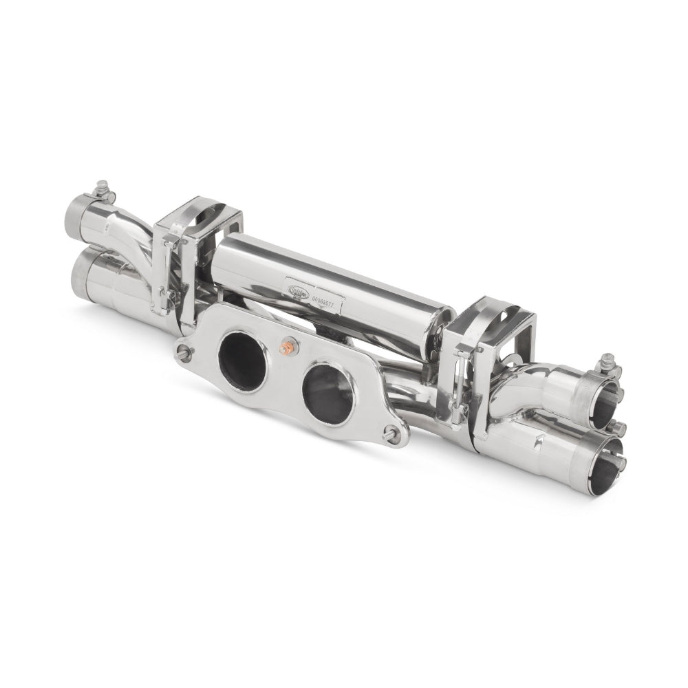 Tubi PORSCHE 997 & 991 GT3 CENTRAL STRAIGHT PIPES EXHAUST w RESONATOR Tubi Style