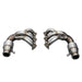 Tubi PORSCHE 997 GT3 EXHAUST MANIFOLDS KIT W 300 CELLS CAT Tubi Style
