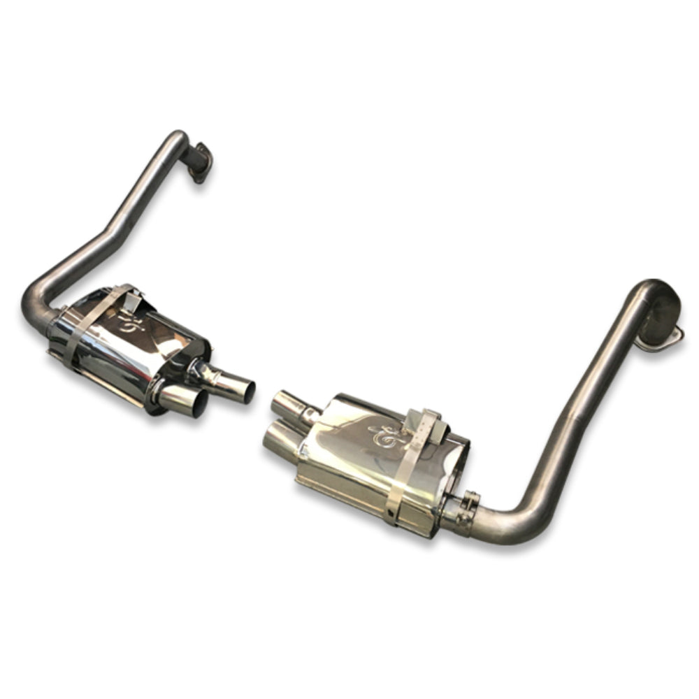 Tubi PORSCHE 718 BOXSTER & CAYMAN EXHAUST KIT NO VALVE Tubi Style