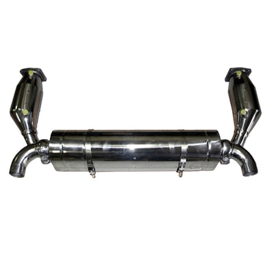 Tubi PORSCHE 997.1 GT2 EXHAUST W 200 CELLS CATS KIT Tubi Style