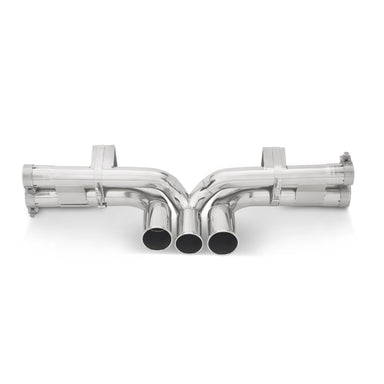 Tubi PORSCHE 997 GT3 THREE TIPS STRAIGHT PIPES EXHAUST Tubi Style