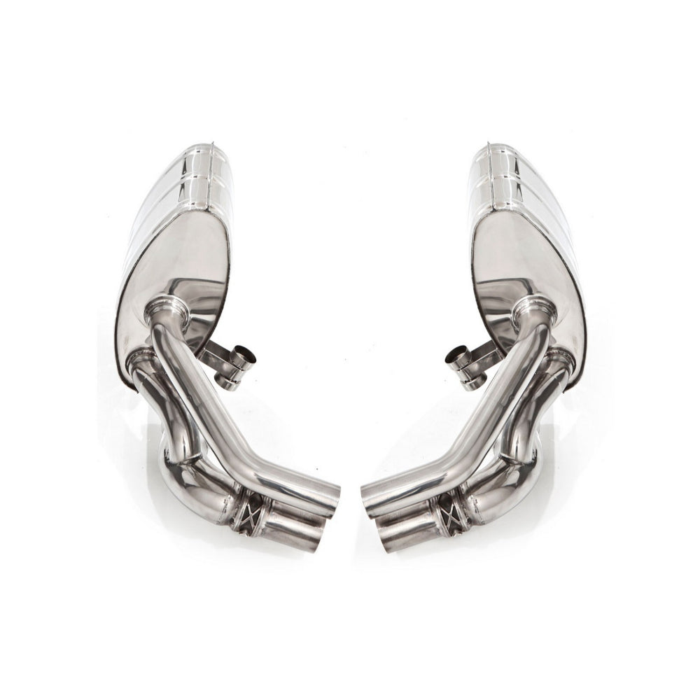 Tubi PORSCHE 997 & 991 GT3 LATERAL EXHAUSTS KIT w VALVE Tubi Style