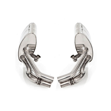 Tubi PORSCHE 997 & 991 GT3 LATERAL EXHAUSTS KIT w VALVE Tubi Style