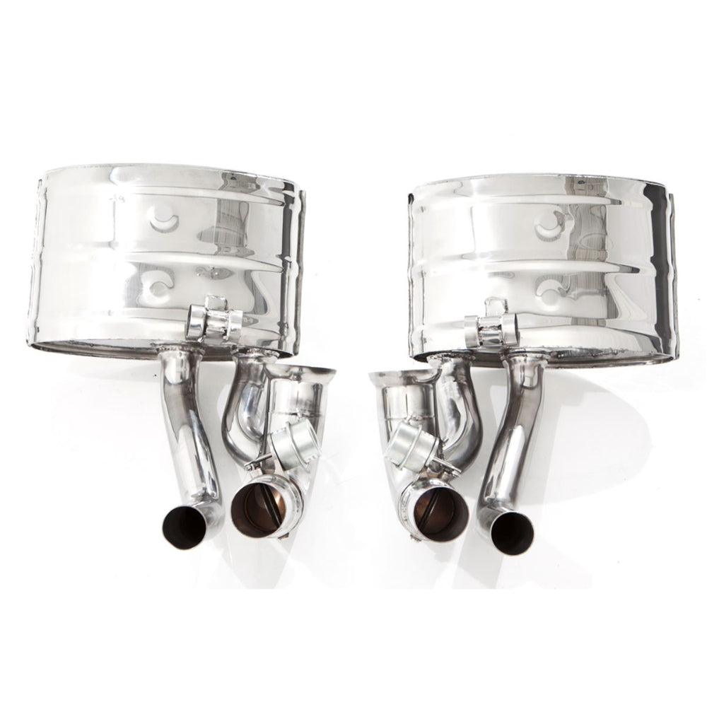 Tubi PORSCHE 997 & 991 GT3 LATERAL EXHAUSTS KIT w VALVE Tubi Style