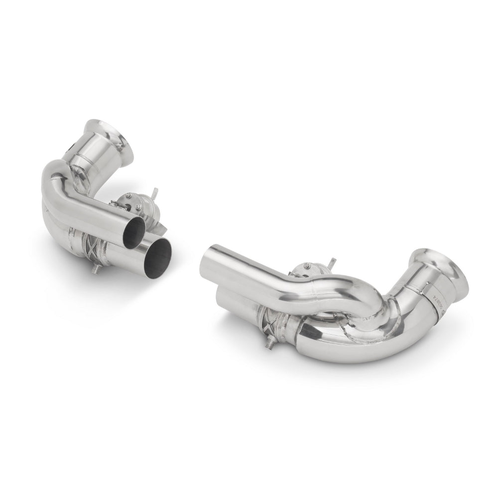 Tubi PORSCHE 997 & 991 GT3 LATERAL STRAIGHT PIPES EXHAUSTS KIT w VALVE Tubi Style