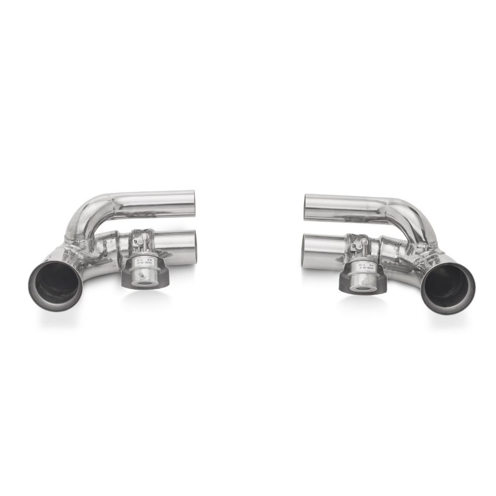 Tubi PORSCHE 997 & 991 GT3 LATERAL STRAIGHT PIPES EXHAUSTS KIT w VALVE Tubi Style