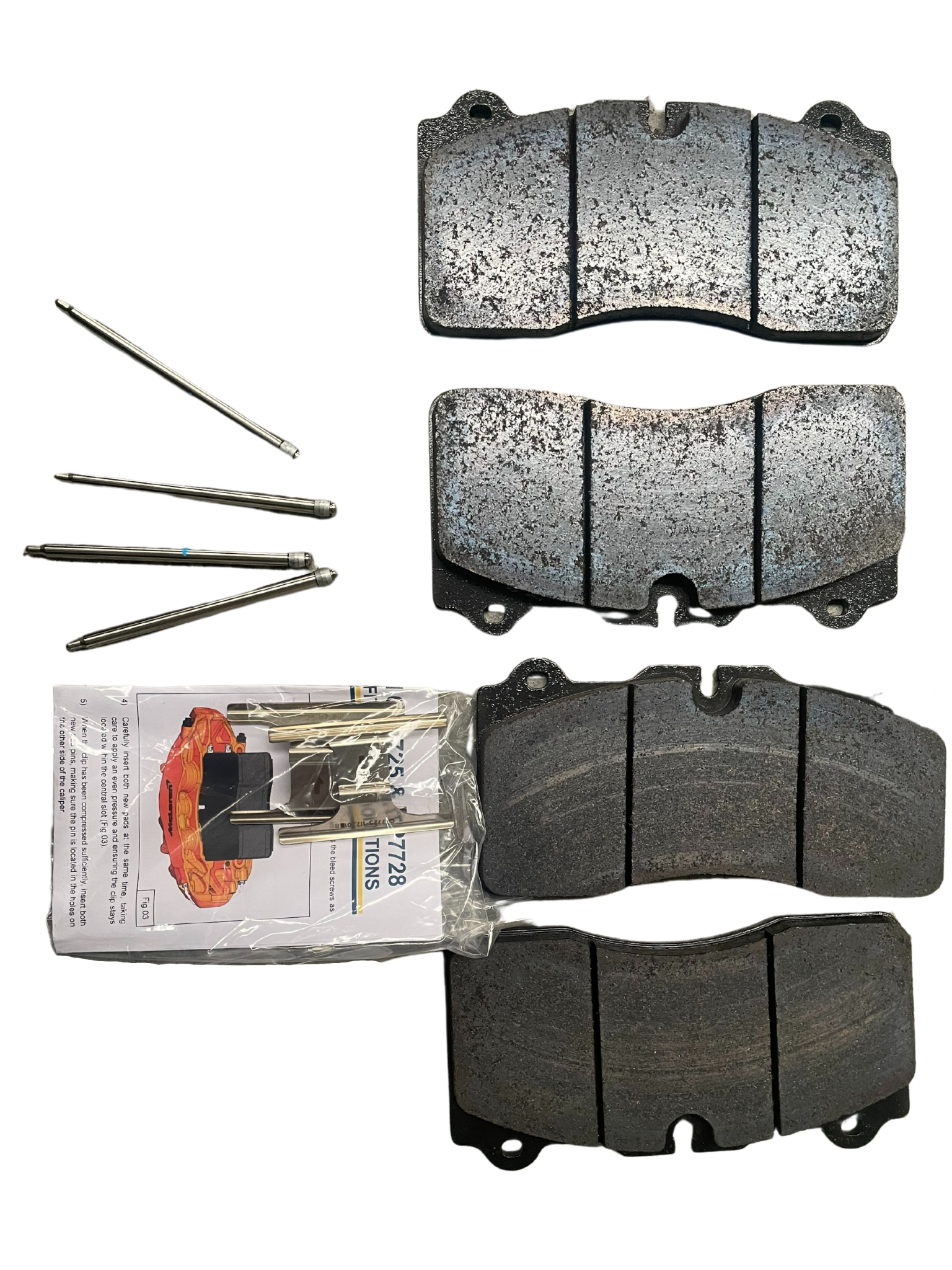 MCLAREN FRONT BRAKE PAD KIT (CARBON)