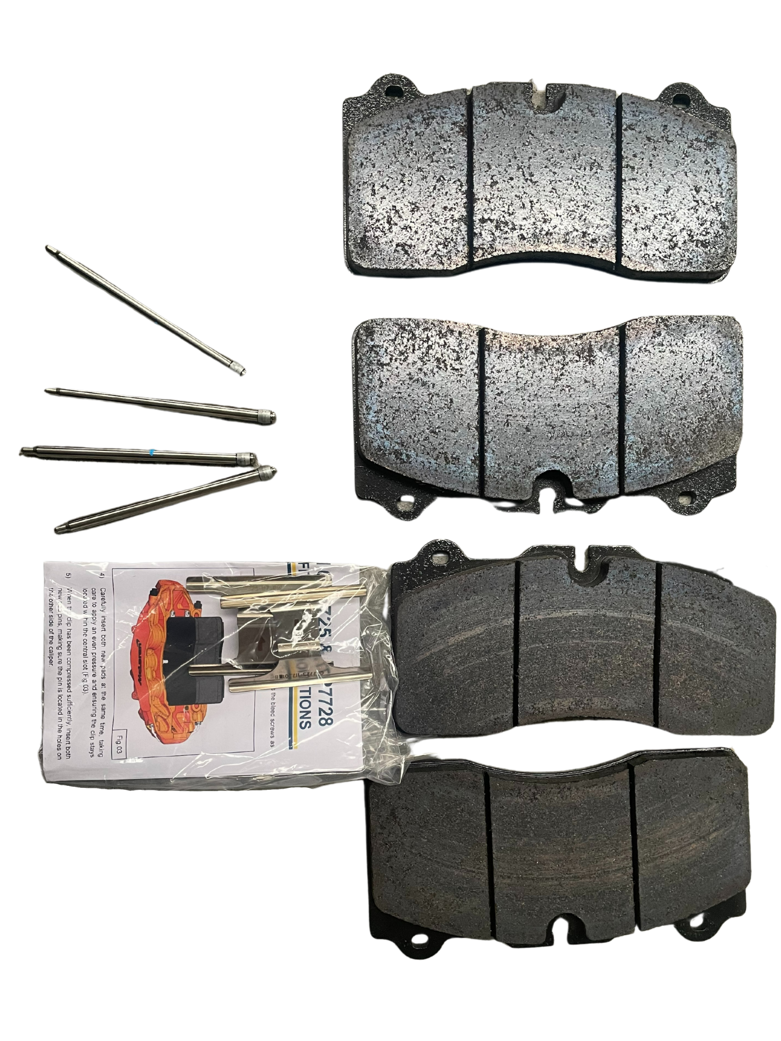 McLaren Front Brake Pad Kit Carbon for High Performance