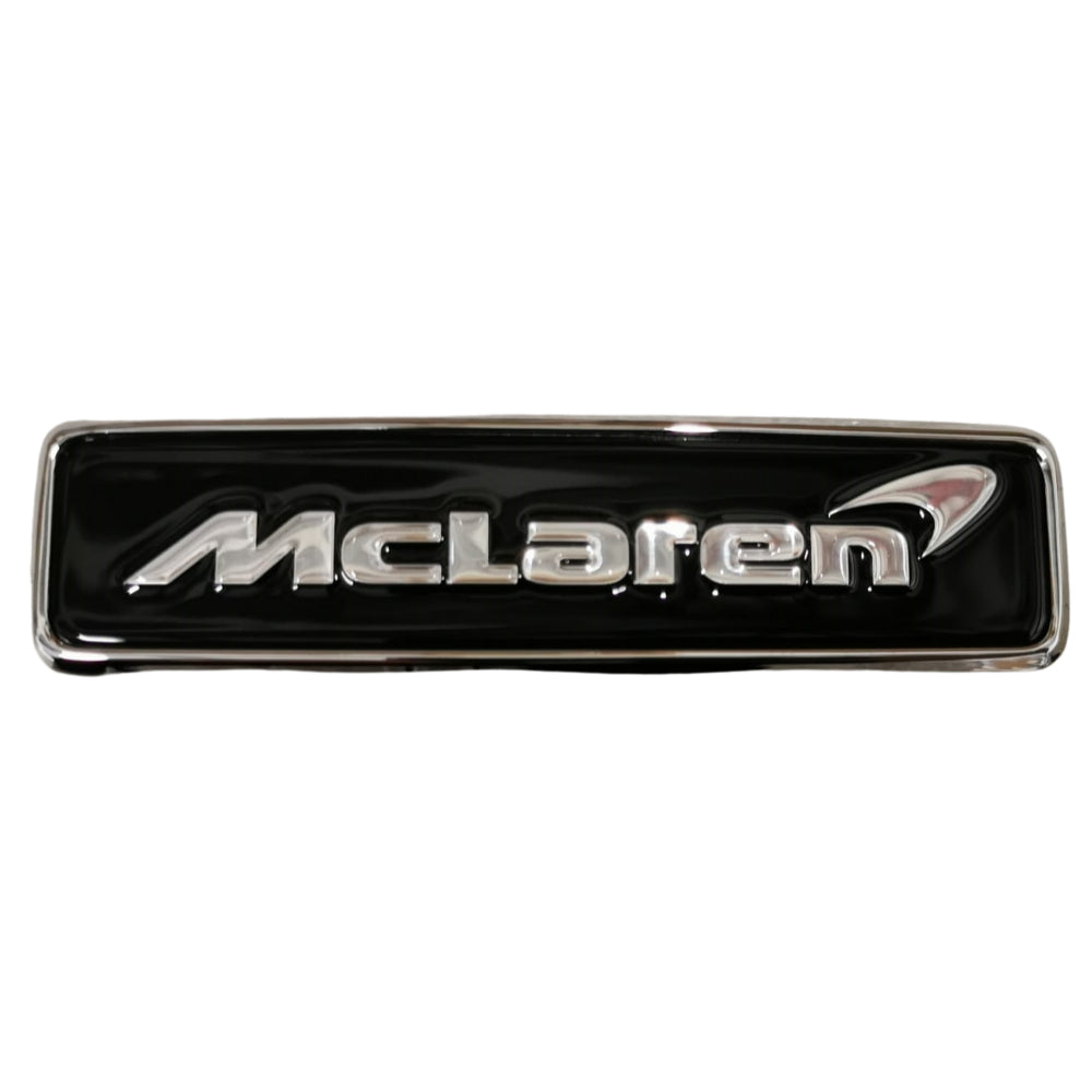 McLaren Front Badge Grey for Authentic Vehicle Upgrade