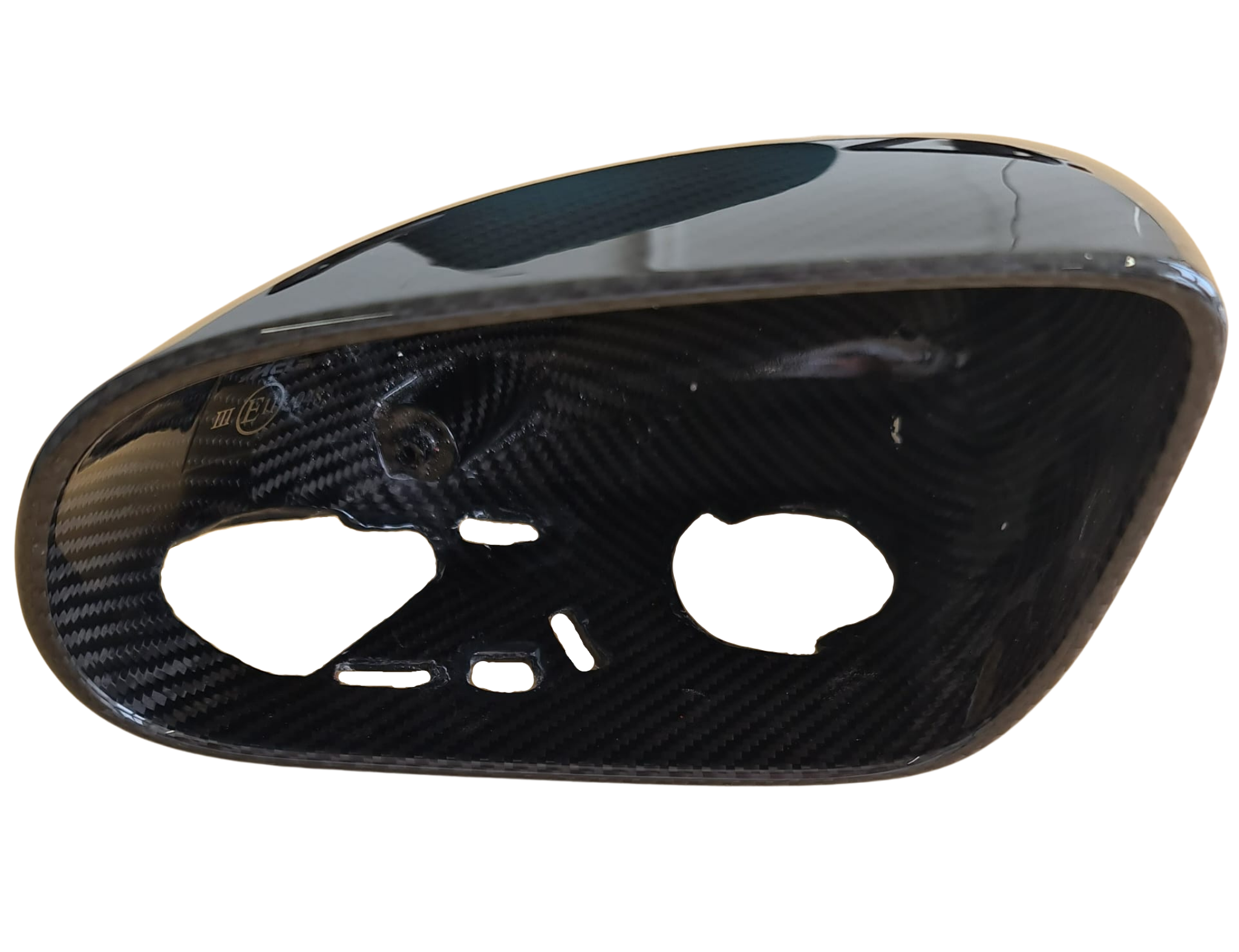 McLaren LH Carbon Fiber Side Mirror Cap Cover Upgrade