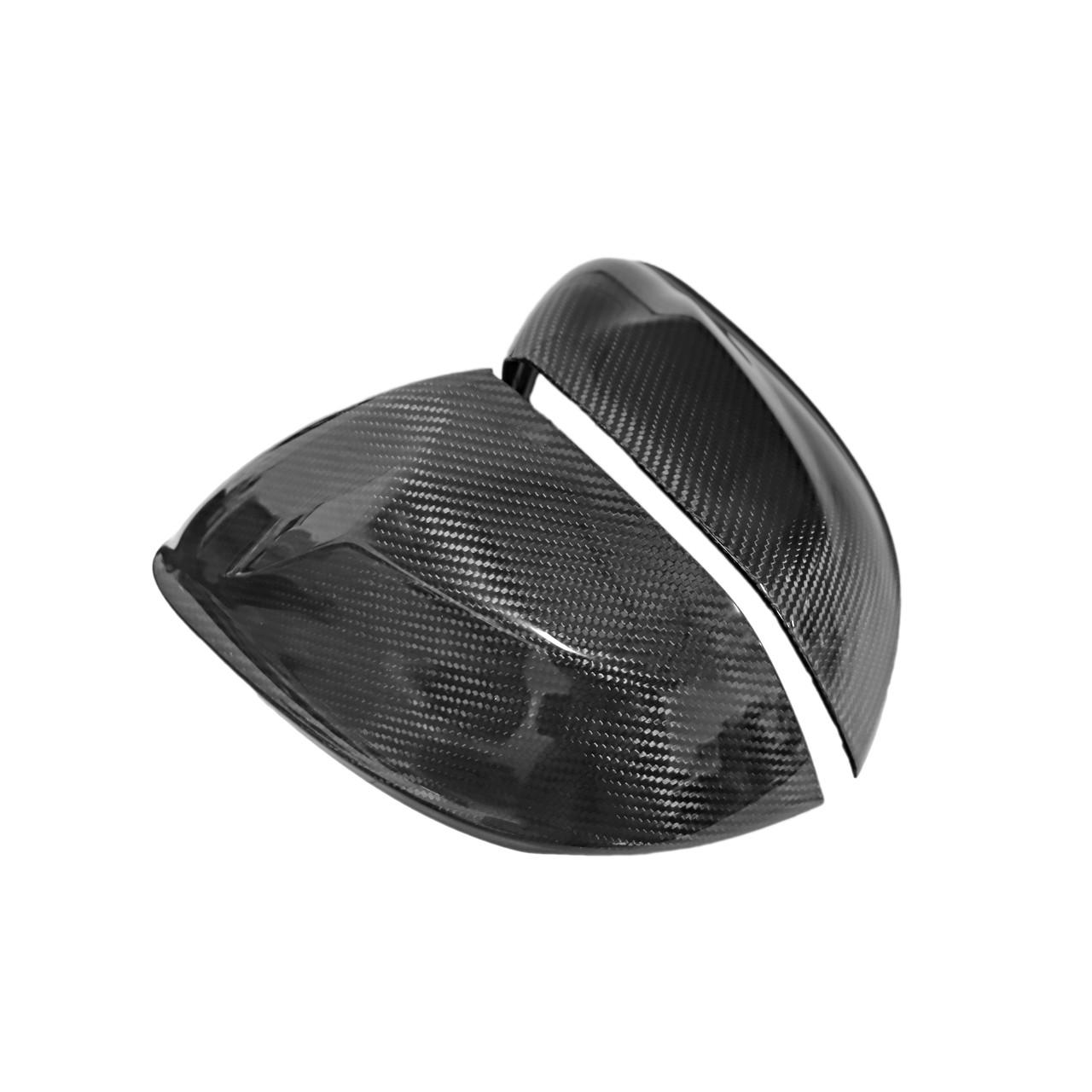 Carbon Fiber GT Style Mirror Caps With Camera Holes - Lamborghini Urus Fabspeed Carbon