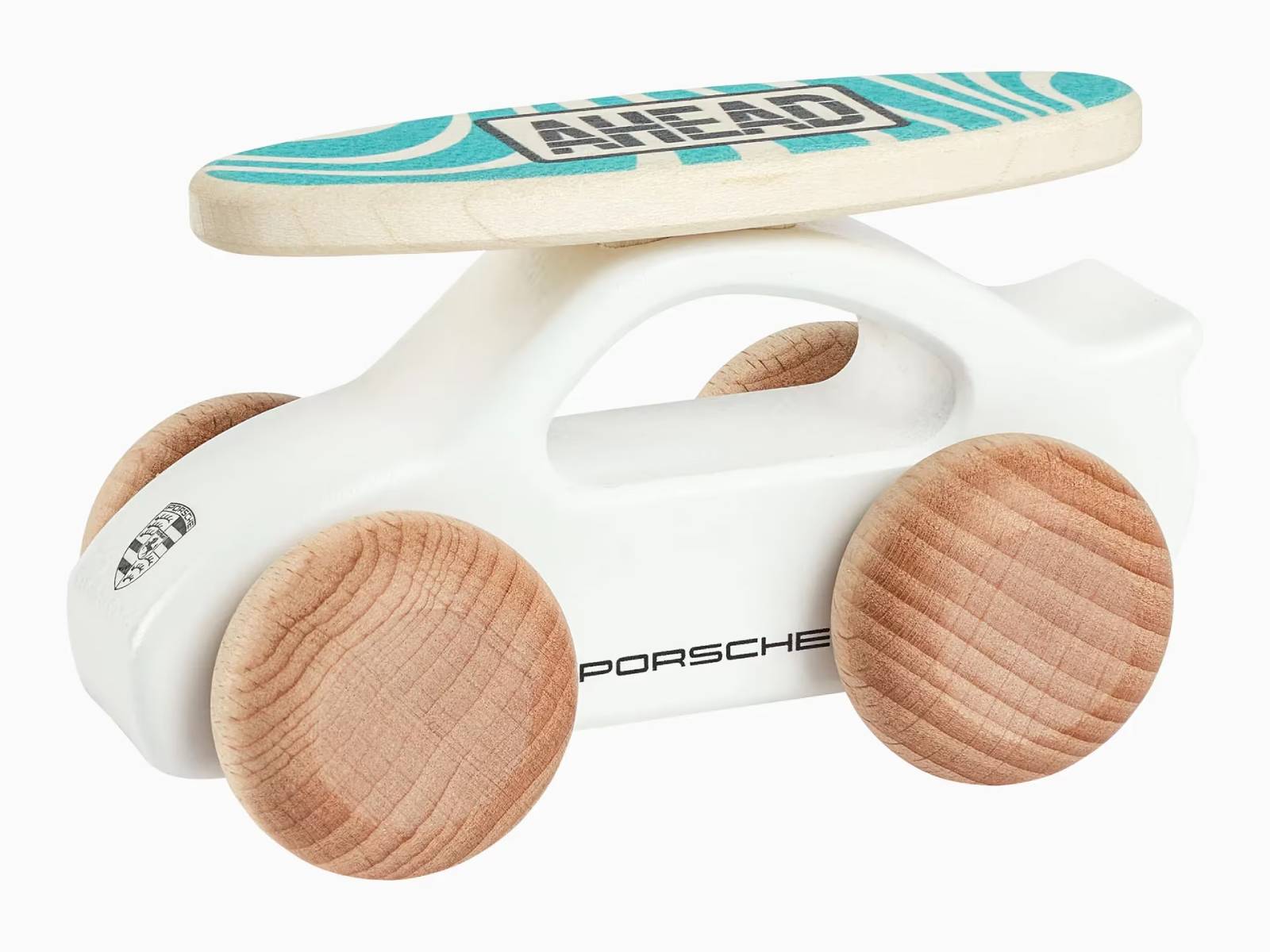 Wooden Toy Car - 911 With Removeable Surfboard. Ahead Collection Porsche