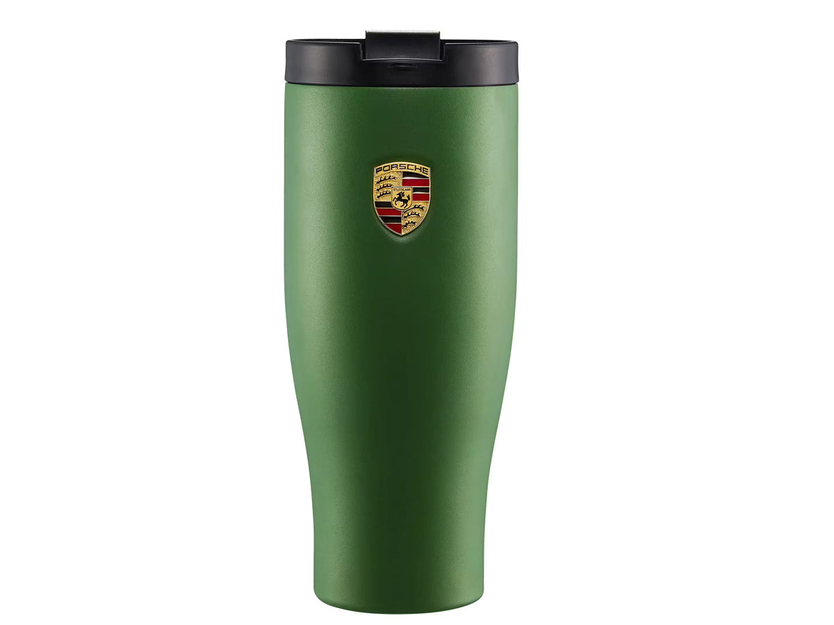 Porsche XL thermos cup, 900ml - in Mamba Green Metallic Porsche