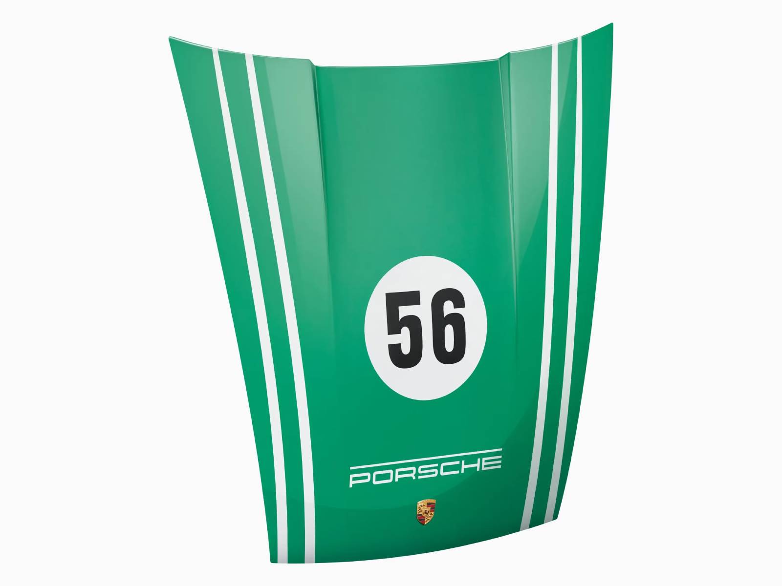 911 Bonnet Wall Art - Racing (Green Background) Porsche