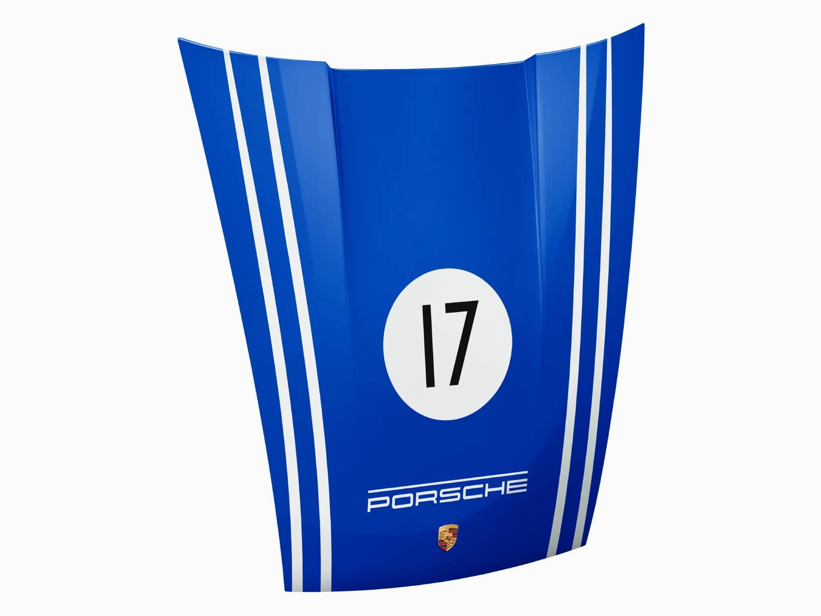 911 Bonnet Wall Art - Racing (Blue Background) Porsche