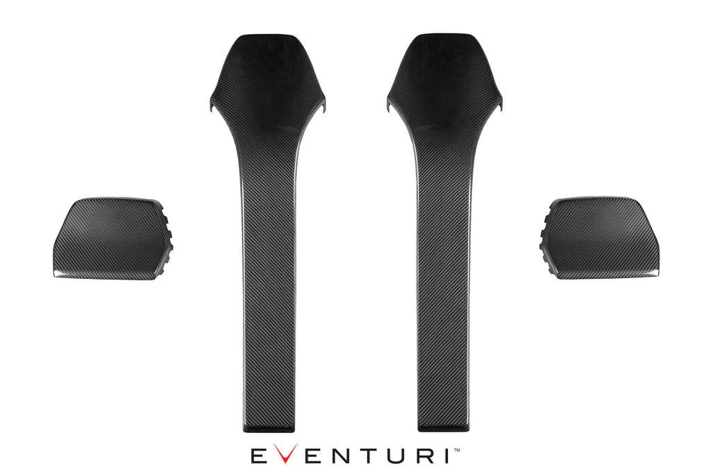 Eventuri BMW F8X M3 M4 Black Carbon Seat Back Covers Eventuri