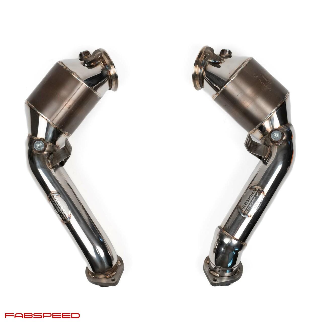 Fabspeed BMW X6M E71 Sport Cat Downpipes (2008-2014) Fabspeed Motorsport