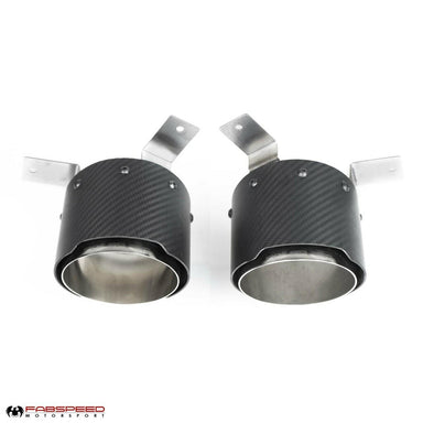 Fabspeed Ferrari F8 Tributo Carbon Fiber Exhaust Tips (2020+) Fabspeed Motorsport