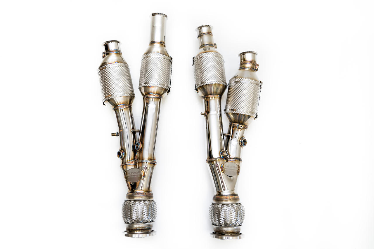 Fabspeed Lamborghini Aventador SVJ Sport Catalytic Converters Fabspeed Motorsport