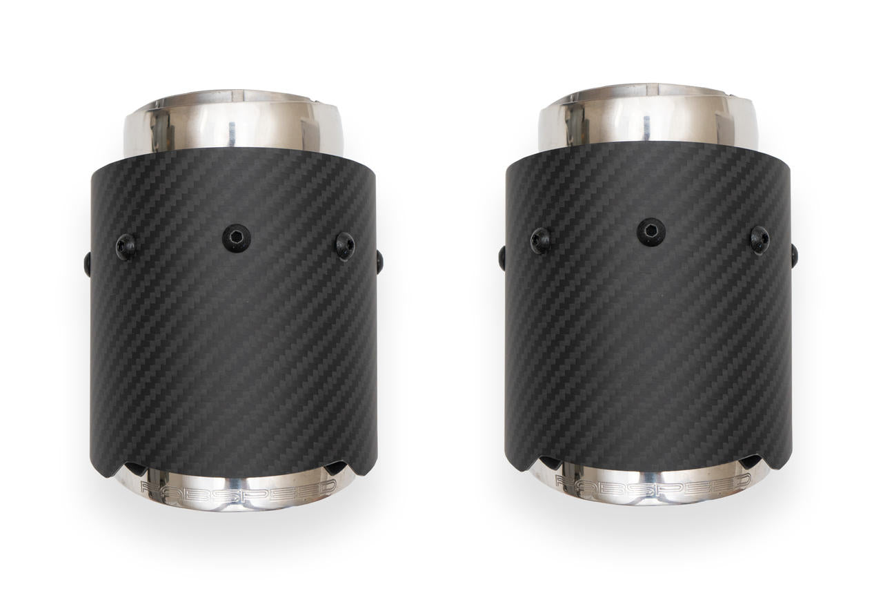 Fabspeed McLaren 570S / 570GT / 540C Deluxe Bolt-On Dual Carbon Fiber Tips Fabspeed Motorsport