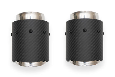 Fabspeed McLaren 570S / 570GT / 540C Deluxe Bolt-On Dual Carbon Fiber Tips Fabspeed Motorsport