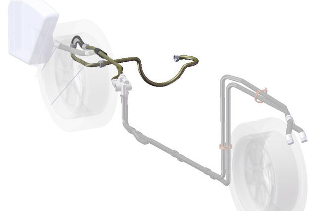 Fabspeed Porsche 911 Carrera 3.2 Factory/OEM Oil Line Upgrade Kit Fabspeed Motorsport