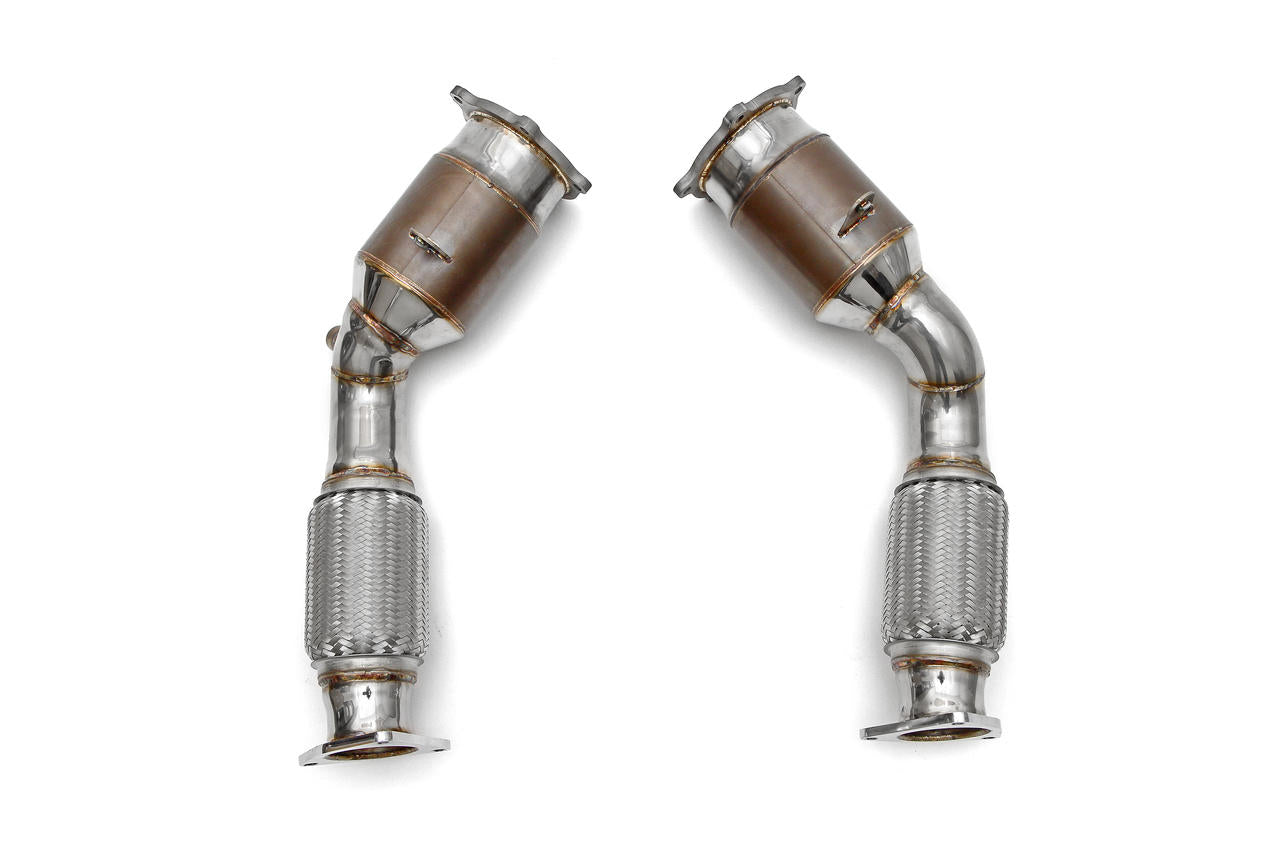 Fabspeed Porsche 955 Turbo / Turbo S Primary Sport Catalytic Converters (2002-2007) Fabspeed Motorsport