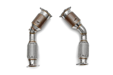 Fabspeed Porsche 955 Turbo / Turbo S Primary Sport Catalytic Converters (2002-2007) Fabspeed Motorsport