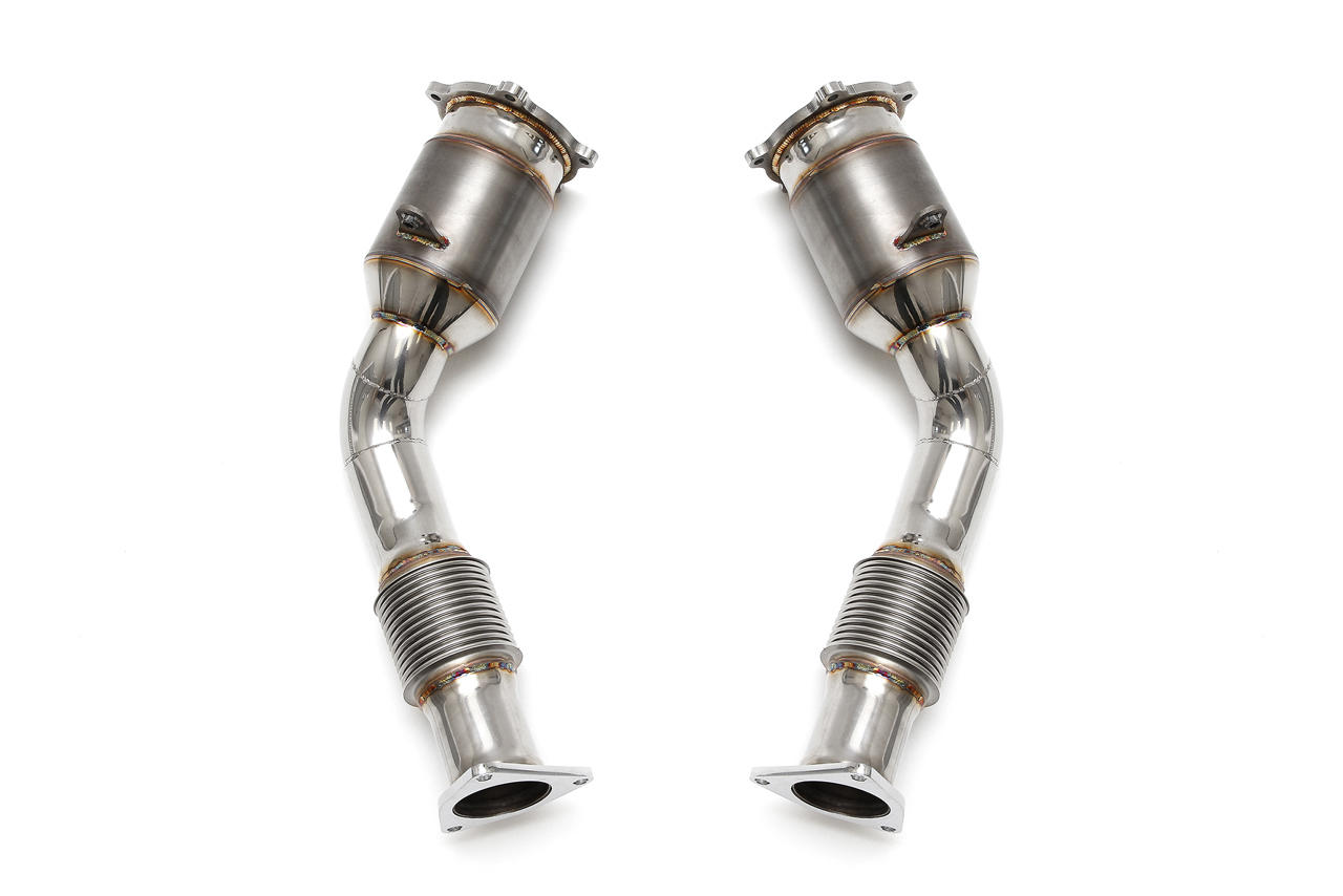 Fabspeed Porsche 957 Turbo / Turbo S Primary Sport Catalytic Converters (2008-2010) Fabspeed Motorsport