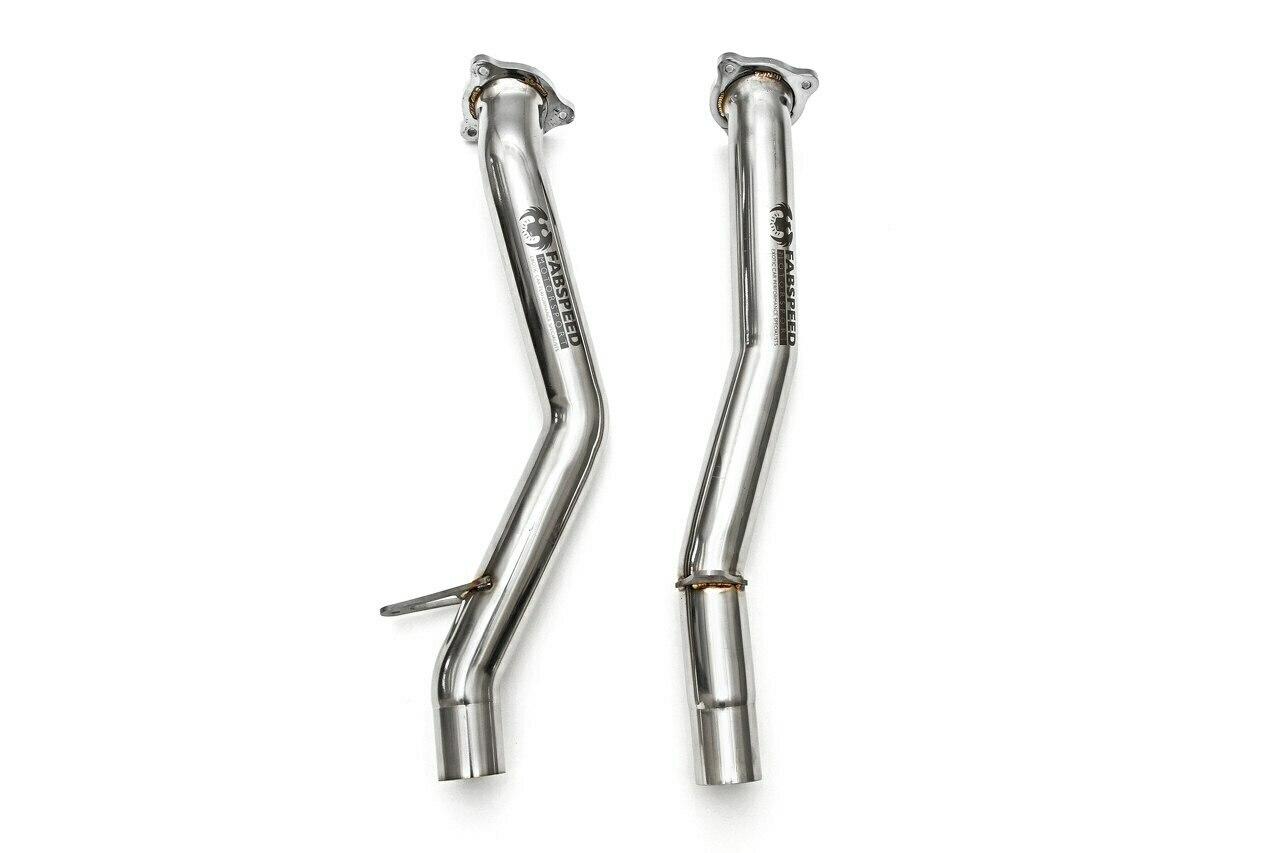 Fabspeed Porsche 958 S / GTS Secondary Competition Link Pipes (2011-2014) Fabspeed Motorsport