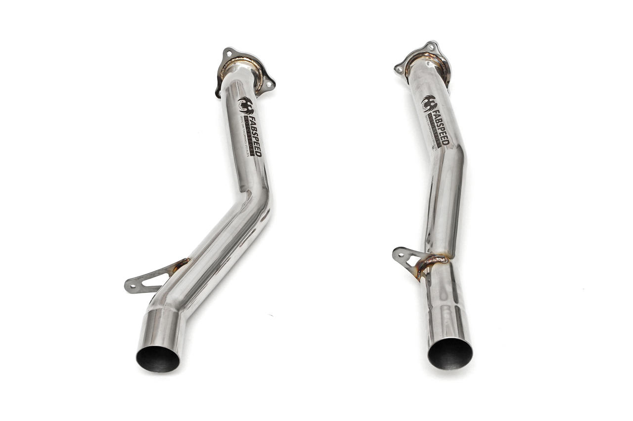 Fabspeed Porsche 958 Turbo / Turbo S Secondary Competition Link Pipes (2011-2014) Fabspeed Motorsport