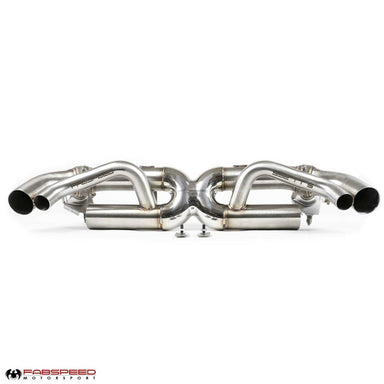 Fabspeed Porsche 992 Twin Turbo / Twin Turbo S Cat-Back Valvetronic Maxflo Exhaust System (2021+) Fabspeed Motorsport