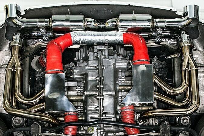 Fabspeed Porsche 993 Carrera RSR Deluxe Round Tips Fabspeed Motorsport