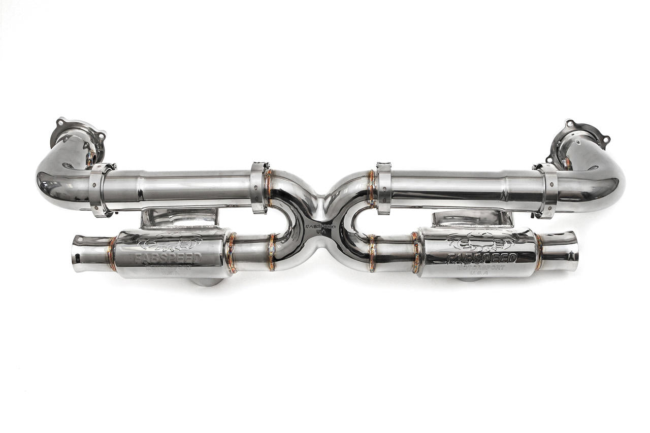 Fabspeed Porsche 993 Turbo Modular Competition Link Pipes. X-Pipe ONLY Fabspeed Motorsport