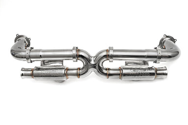 Fabspeed Porsche 993 Turbo Modular Competition Link Pipes. X-Pipe ONLY Fabspeed Motorsport