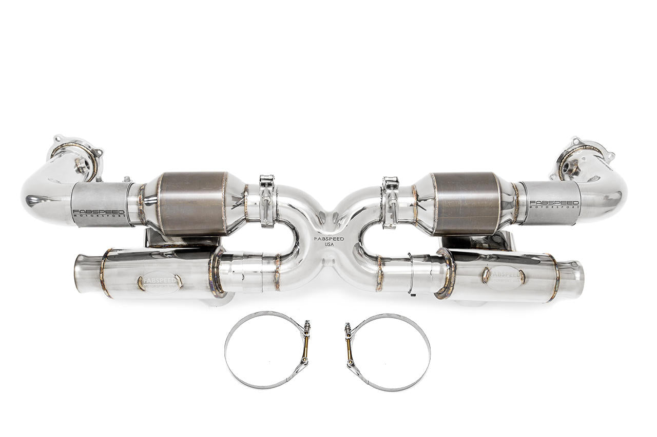 Fabspeed Porsche 993 Turbo Modular Sport Catalytic Converter X-Pipe (1995-1998) Fabspeed Motorsport
