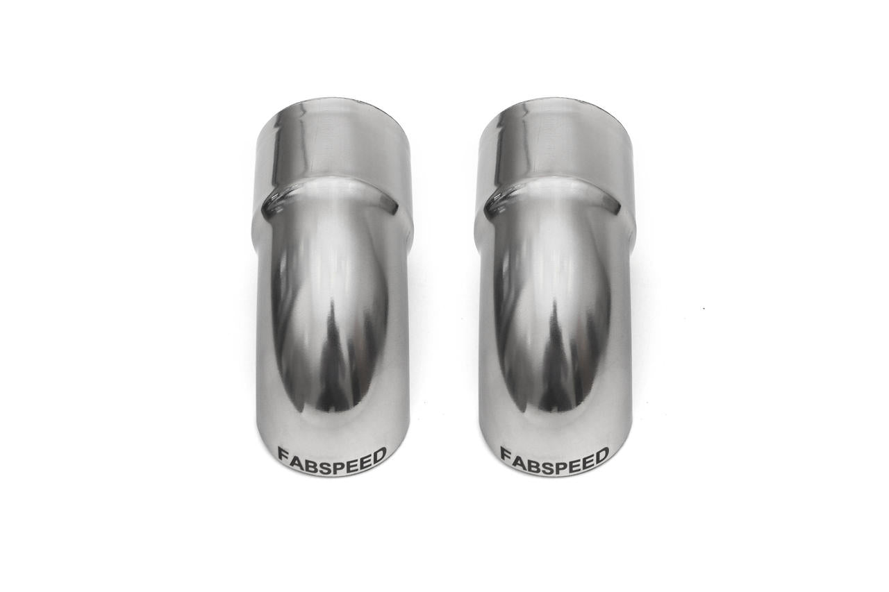 Fabspeed Porsche Competition Slip-On Turndown Tips (2.375" / 60.3 mm ID) - Fabspeed Exhausts Only Fabspeed Motorsport