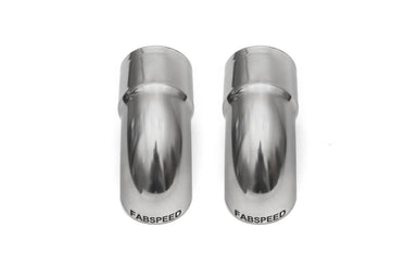 Fabspeed Porsche Competition Slip-On Turndown Tips (2.375" / 60.3 mm ID) - Fabspeed Exhausts Only Fabspeed Motorsport