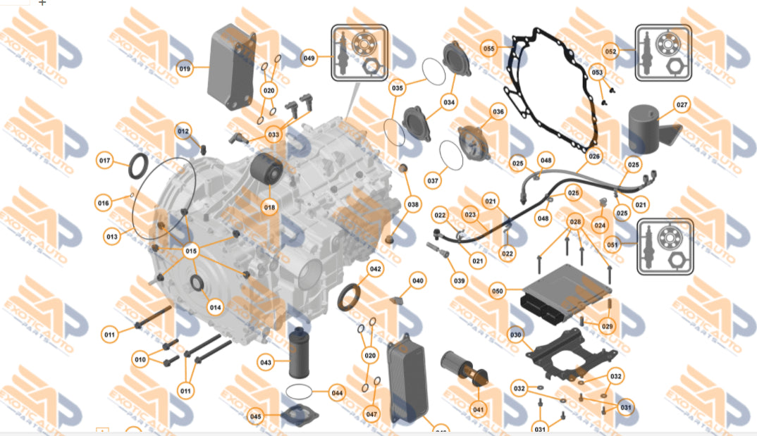 McLaren O-Ring Transmission Clutch Cooler Set of Four